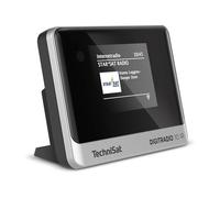 TechniSat DIGITRADIO 10 IR - DAB+ y Adaptador de Radio por Internet (WLAN, Pantalla a Color, Bluetooth, Mando a Distancia, Despertador, Idóneo para Actualizar los Sistemas Hi-Fi Existentes) Negro/Plat