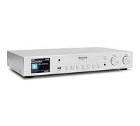 TechniSat DIGITRADIO 143 (V3) - Sintonizador HiFi Internetradio (Radio Digital Dab+, Streaming Audio Bluetooth, Spotify Connect, Antena con Cable, Mando a Distancia, Ancho 43,5 cm), Color Plateado