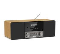 TechniSat DIGITRADIO 3 ASA - Sistema compacto estéreo DAB+ con alerta automática de seguridad (FM, reproductor de CD con reanudación, Bluetooth, USB, entrada auxiliar, conexión para auriculares