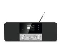 TechniSat DigitRadio 3 IR Radio Digital Portátil DAB+ FM Bluetooth 5.0 Internet 20W Pantalla 2.8" Color Negro y Plata
