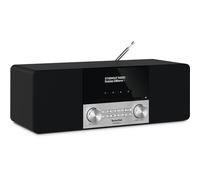 TechniSat DIGITRADIO 3 - Sistema Compacto de Radio Estéreo Dab (Dab+, FM, Reproductor de CD, Bluetooth, USB, Conexión para Auriculares, Entrada AUX, Radio Reloj Despertador, Pantalla OLED) Negro