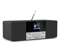 TechniSat DIGITRADIO 3 Voice - Sistema Compacto de Radio Dab+ estéreo con Control de Voz Offline (FM, Reproductor de CD, USB, Toma de Auriculares, AUX-In, Radio Despertador, OLED, 20 vatios RMS)