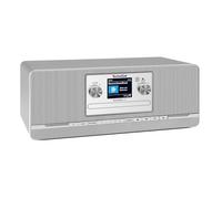 TechniSat DIGITRADIO 320 - Radio Digital estéreo (Dab+ y FM, CD, Bluetooth, USB, 2×5 W RMS, Pantalla TFT Color, Favoritos, Despertador, Temporizador, Mando a Distancia) Plata