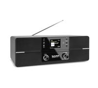 TechniSat DIGITRADIO 371 CD IR - Radio estéreo por Internet (Dab+, FM, Reproductor de CD,WLAN, transmisión de Audio por Bluetooth, Pantalla a Color, USB, AUX, conexión de Auriculares,10 vatios) Negro