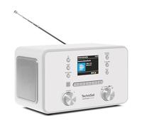 TechniSat DIGITRADIO 550 IR - Radio estéreo por Internet (Dab+, FM, WLAN, Bluetooth, Control por App, Despertador), Blanco