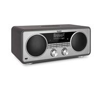 TechniSat DIGITRADIO 602 - Radio por Internet Estéreo (DAB, FM, Sistema 2.1 de 70 vatios con Subwoofer, CD, USB, Transmisión Bluetooth, AUX, WLAN, Despertador, Spotify, Control Remoto) Antracita