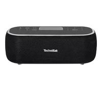 TechniSat DIGITRADIO BT 1 - Altavoz Bluetooth portátil con radio digital DAB+ (FM, reloj, despertador, memoria favorita, función manos libres, entrada auxiliar, teclas de marcación directa, batería, 6