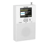 TechniSat DIGITRADIO Flex 2 - Radio Dab con Enchufe (Dab+, Radio FM, Entrada de Audio, transmisión de Audio Bluetooth, Radio Despertador, Memoria de Favoritos), Color Blanco