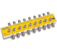 Technisat Divisor pasivo 9P - Convertidor de señal (228 mm; 63 mm; 26 mm, plata, amarillo)