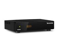TechniSat HD-S 261 - receptor satélite HD compacto (Sat DVB-S/S2, HDTV, HDMI, USB, lista canales, temporizador, control remoto) negro