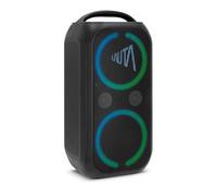 TechniSat LAUTA WUMMSBOX: Altavoz Bluetooth portátil de Alta Gama (160 W Pico, Sonido de Fiesta 103 dB, Refuerzo de Graves, TWS, 12 h batería, LED, IPX4, 80 W RMS)