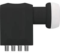 TechniSat Octo-LNB Universal para 8 participantes (40 mm, Conector F, LTE antiinterferencia), Color Negro