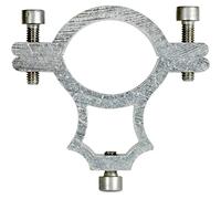 TechniSat SATMAN - Abrazadera de Soporte LNB para Soporte AZ/EL SATMAN (Aluminio, Apto para LNB de 40 mm), Color Plateado