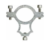 TechniSat SATMAN - Abrazadera de Soporte LNB para Soporte AZ/EL SATMAN (Aluminio, Apto para LNB de 40 mm), Color Plateado