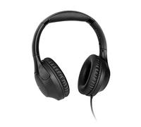TechniSat STEREOMAN - Auriculares compactos de alta fidelidad con cable (almohadillas acolchadas de piel sintética, sobre la oreja, longitud ajustable de los auriculares, almohadillas plegables