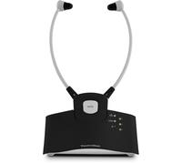 TechniSat STEREOMAN ISI 2 (versión 2) - Auriculares inalámbricos estéreo inalámbricos para televisores y Sistemas de música con Base de Carga, Color Negro