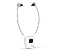 TechniSat STEREOMAN ISI 3 - Auriculares (2 Auriculares, Auriculares inalámbricos estéreo, Incluye batería, sin transmisor, Solo Apto para STEREOMAN ISI 3), Color Blanco