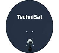 TechniSat TECHNITENNE 70 - Parábola satélite para 4 participantes (Sistema Digital de 70 cm, Kit Completo de Antena con Soporte de mástil y LNB Quattro-Switch), Color Gris