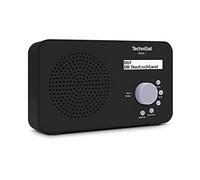 TechniSat VIOLA 2 - Radio DAB Portátil (DAB+, FM, Altavoz, Conexión para auriculares, Pantalla de dos líneas, Control de Botones, Pequeño, 1 Watt RMS) Negro