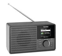 TechniSat Viola 305 IR - Radio por Internet con Dab+ y FM | Streaming de audio por Bluetooth, 8 W (RMS), pantalla color de 2,4" regulable, entrada AUX, conexión para auriculares, negro