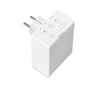 TechniSat Viola Radio de Enchufe - Radio FM Compacto para enchufar (Bluetooth, Manos Libres, Botones de Control cercano, Memoria para 30 emisoras favoritas, Altavoz Mono de 1,5 W) Blanco