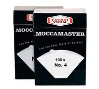 Technivorm Moccamaster 85022 Moccamaster #4 Filtros de papel, Blanco (2)... (Versión original)