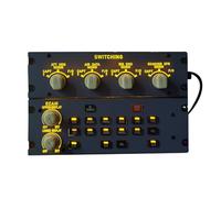 TechnixLabz Panel integrado A109 Landing Gear Indicator para MSFS 2020/2024, compatible con controles de simulador de vuelo SIM A32X/A31X/XECAM Home Cockpit Flight SIM