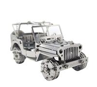 TechnixLabz Rompecabezas de metal 3D para coche, vehículo de combate de sangre de hierro 3D Steampunk, modelo de metal mecánico, regalo decorativo creativo para los fans de Jeep