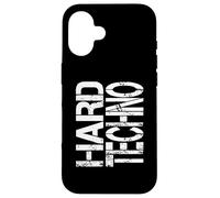 Techno Duro. Me Encanta la música Techno. Techno Raver y Carcasa para iPhone 16