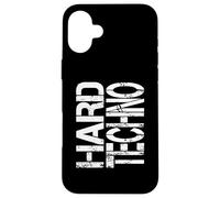 Techno Duro. Me Encanta la música Techno. Techno Raver y Carcasa para iPhone 16 Plus