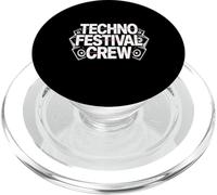 Techno Festival Crew EDM Rave Party Festival de Techno PopSockets PopGrip para MagSafe