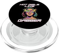 Techno Hot Girls Gabber Festival PopSockets PopGrip para MagSafe