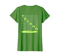 Techno is Passion Rave EDM Hardtechno Party Emotions Tekkno Camiseta, Mujer, Hierba, XL