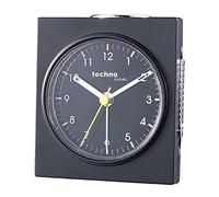techno line Geneva Q - Despertador de Cuarzo, Color Negro