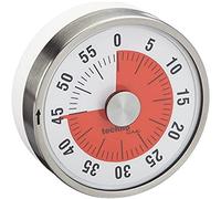 techno line Kzw V - Temporizador Analógico, Color Plateado