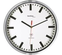 techno line WT 8990 - Reloj de Pared con Radio, Color Plateado