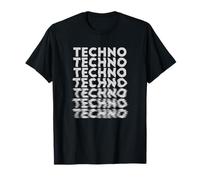 Techno music art - Hard Techno acid house EDM para rave, DJ Camiseta