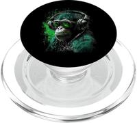 Techno Turntable y Deejay Monkeys Outfits Monkey PopSockets PopGrip para MagSafe