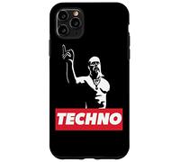 Techno Viking fiestero, Regalo Rave, música Hard Acid Trance Carcasa para iPhone 11 Pro MAX