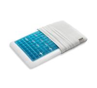 Technogel® Deluxe Almohada ortopédica para el Cuello, patentada, sin sustancias nocivas y certificada, Almohada Cervical de Gel para Dormir Boca Arriba y de Lado, Incluye Funda 66 x 40 x 07 cm