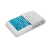 Technogel® Deluxe Almohada ortopédica para el Cuello, patentada, sin sustancias nocivas y certificada, Almohada Cervical de Gel para Dormir Boca Arriba y de Lado, Incluye Funda 66 x 40 x 11 cm