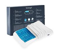 Technogel Nueva Generación Original Anatomic Curve Almohada ortopédica de Apoyo Cervical antibacteriana, Almohada de Gel HWS para Dormir de Lado y Espalda, Incluye Funda de Almohada 66 x 40 x 07 cm