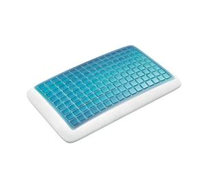 Technogel Pixel Deluxe TG-PIL-ED11 - Almohada cervical (66 x 40 cm, gel, 60 x 40 x 11 cm), color blanco