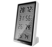 Technoline Estación de Temperatura WS 7060, Color Blanco/Negro, 8.2 x 4.1 x 13.4 cm