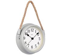 Technoline Lifestyle WT7130 - Reloj de Pared Decorativo (22 cm), diseño marítimo, Color Gris