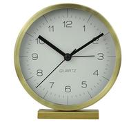 Technoline Modelo A Retro Reloj Despertador Analógico Segundo Segundo Sin Tictac Oro