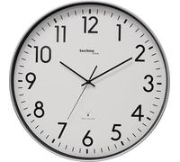 Technoline Reloj de Pared XXL WT8998, 50 cm, Reloj de Pared XXL, Color Plateado
