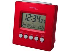 Technoline WT 228 - Despertador con Radio Y Termómetro, Color Rojo