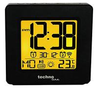 Technoline WT 330 - Despertador parlante con indicación de Hora y Temperatura e indicador de Temperatura Interior, 10,2 x 3,2 x 9,8 cm