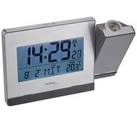 Technoline WT 538 - Reloj Despertador con Sensor táctil, proyección (plástico, 15 x 4 x 9 cm), Color Plateado y Antracita